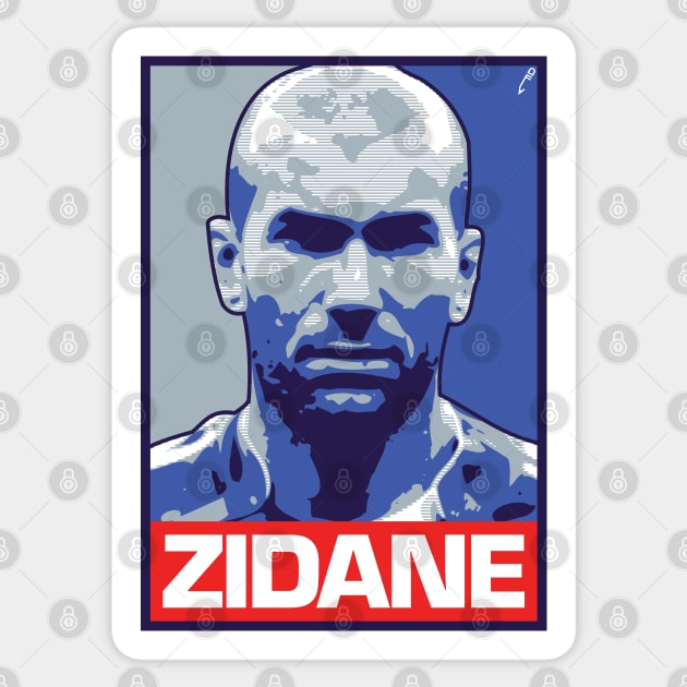 Zidane - FRANCE Sticker by DAFTFISH